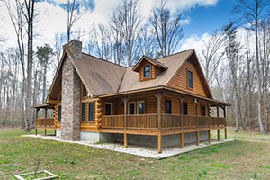 Charming Log Home in Weems